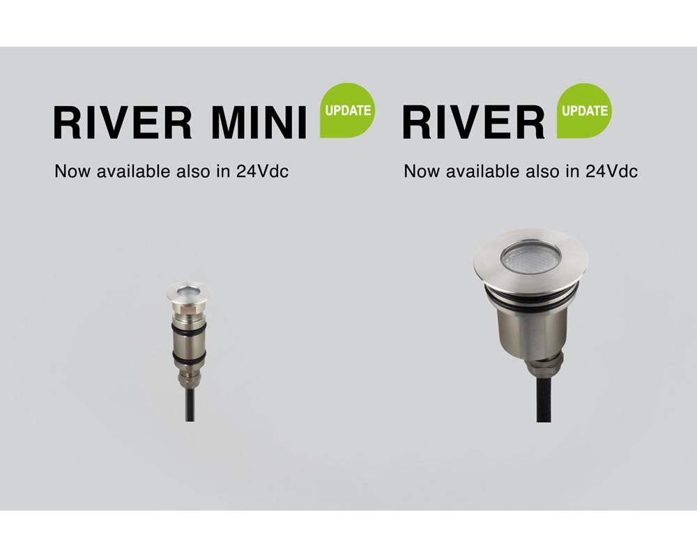 River Mini e River ora disponibili anche in 24Vdc