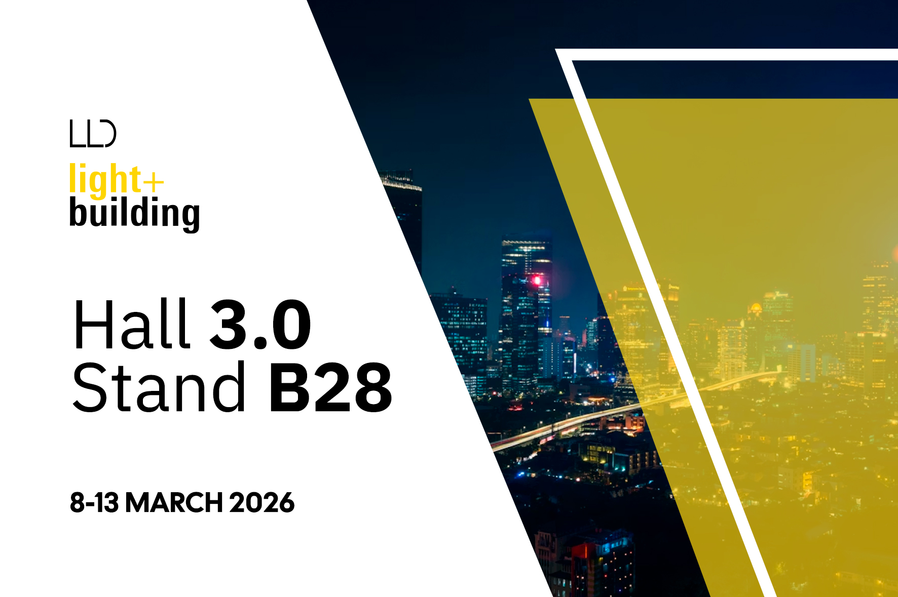 LLD Light alla Light + Building 2026 a Francoforte