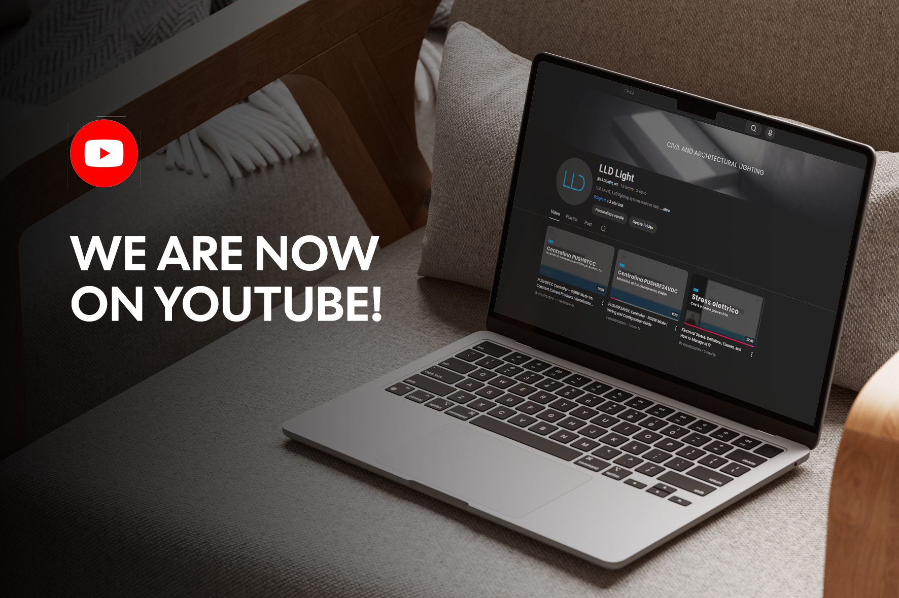 Siamo ufficialmente su YouTube!